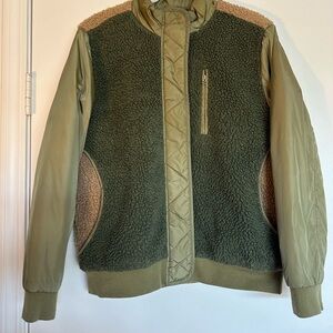 Universal Thread Green Sherpa Field Jacket